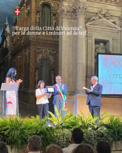 Scopri di più sull'articolo Cerimonia di consegna della “Targa della città di Vicenza”